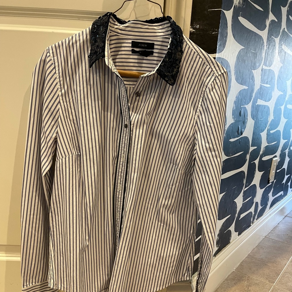 J Crew women’s button up shirt size 10